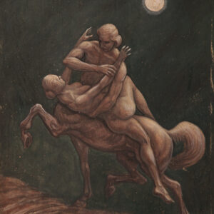 Centaur & Woman Statue