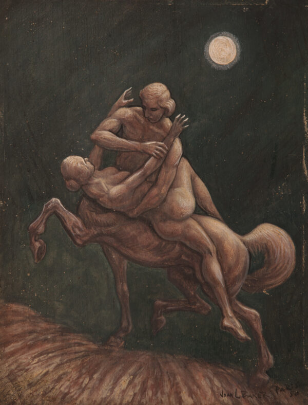 Centaur & Woman Statue